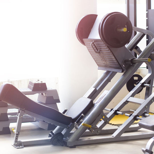 Leg press base weight clearance