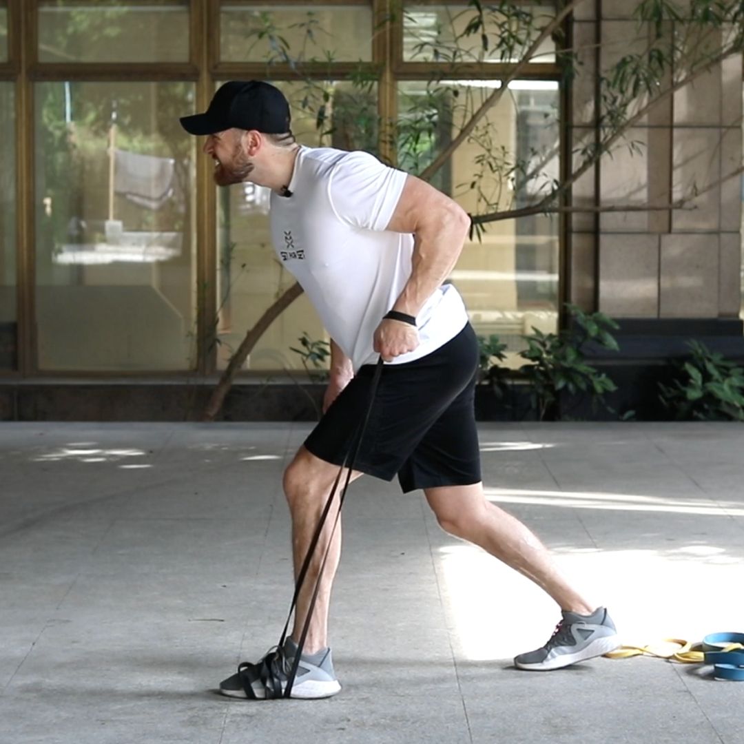 resistance band back exercises