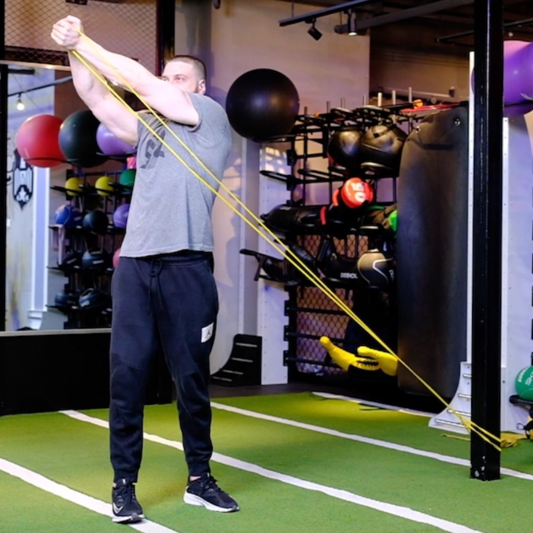 resistance band core exercises