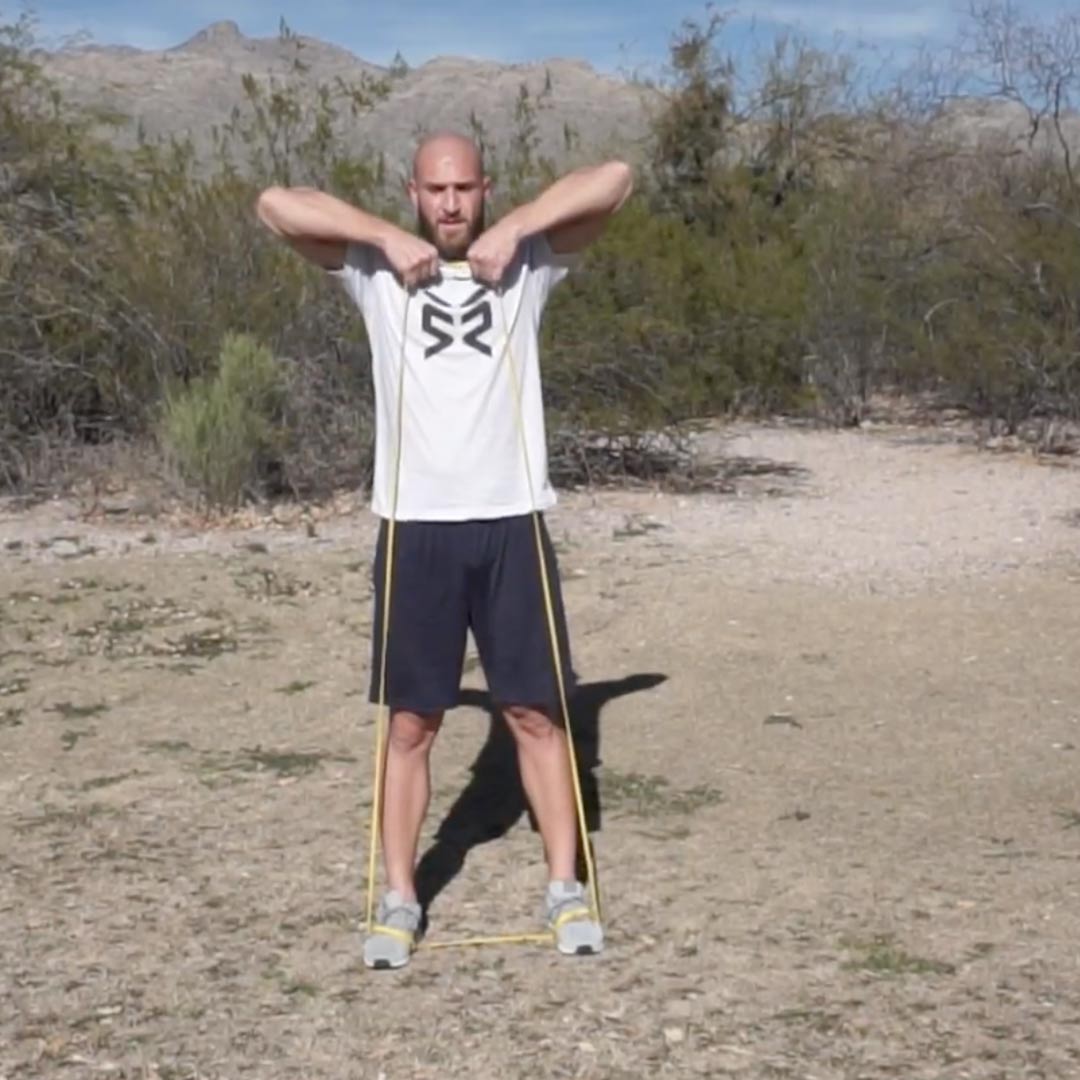 resistance band shoulder exercises