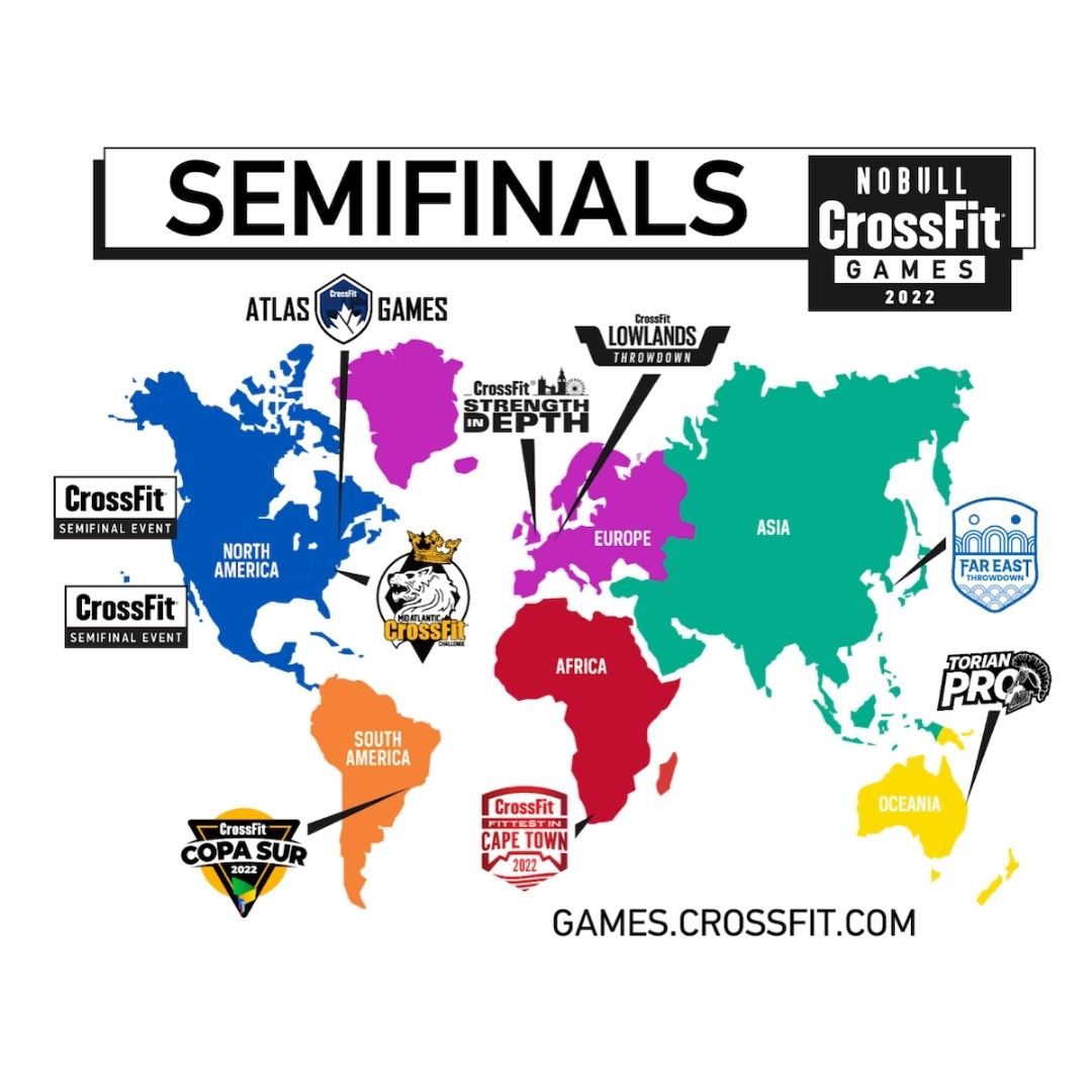 2022 CrossFit Semifinals schedule & events