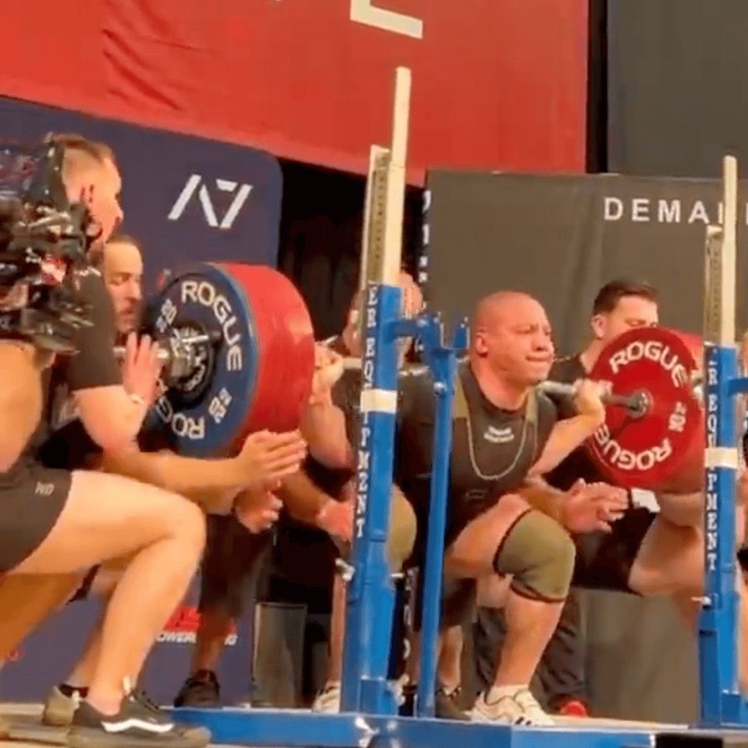 Ashton Rouska squat record