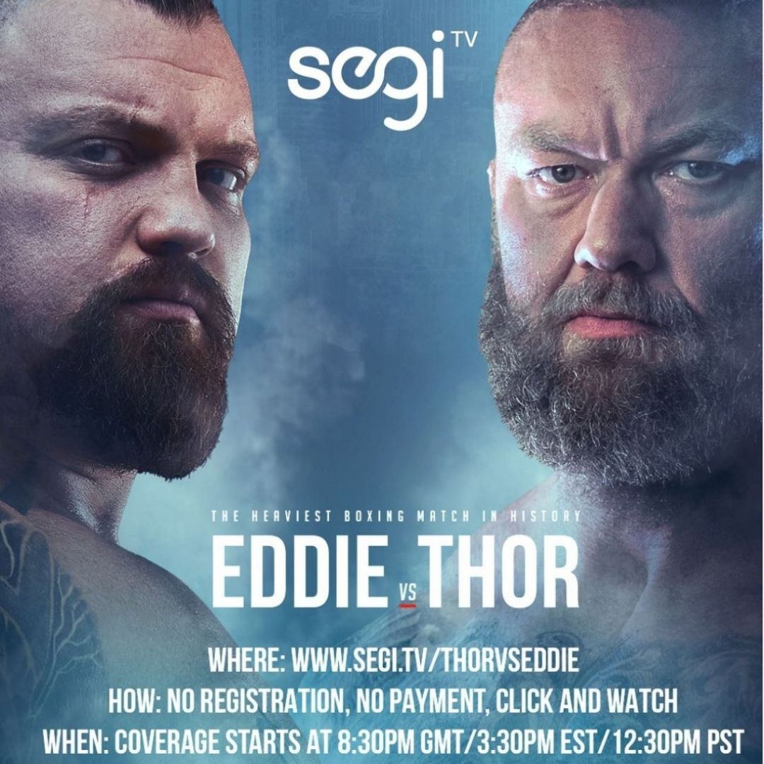 Eddie vs Thor face-off