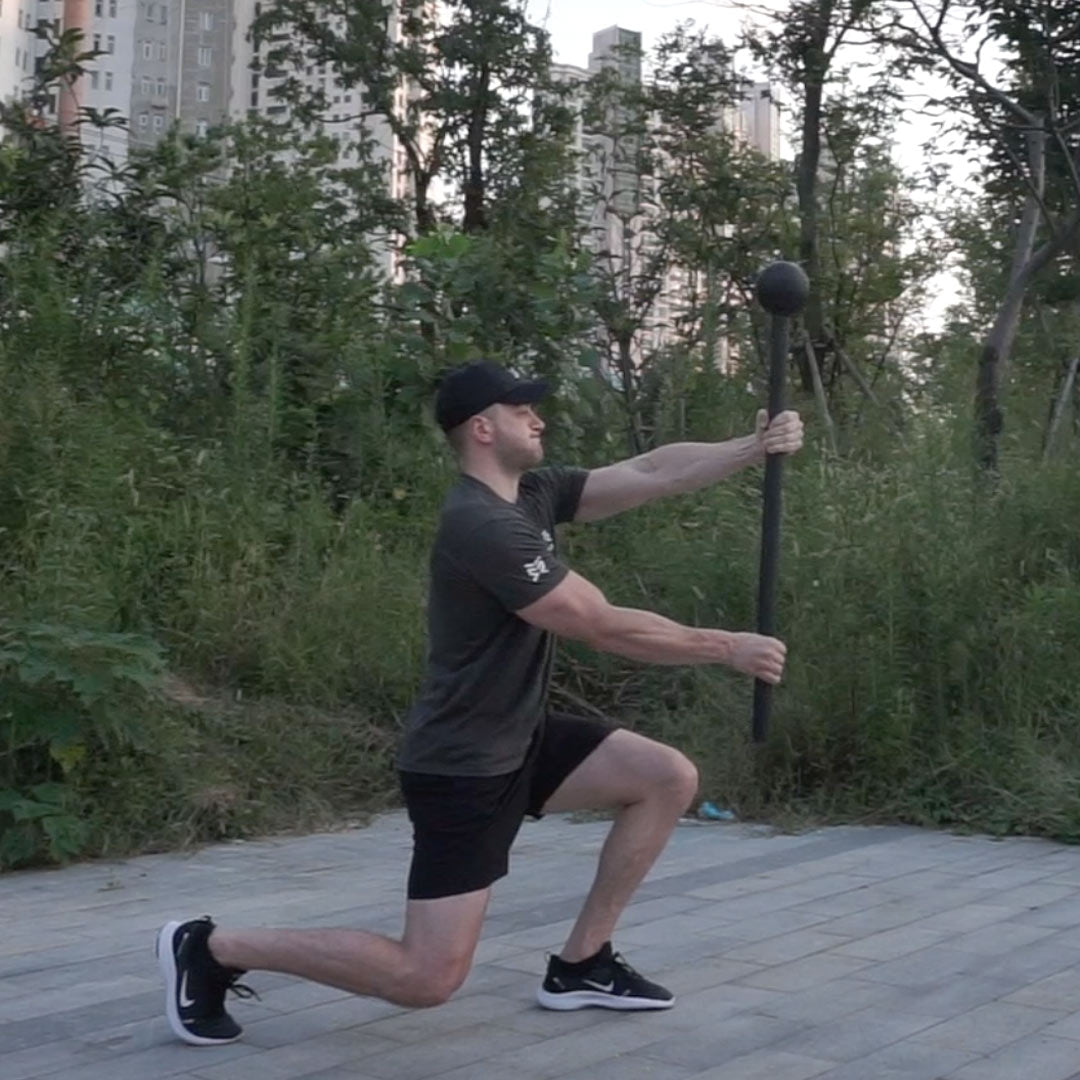 heavy steel mace workout