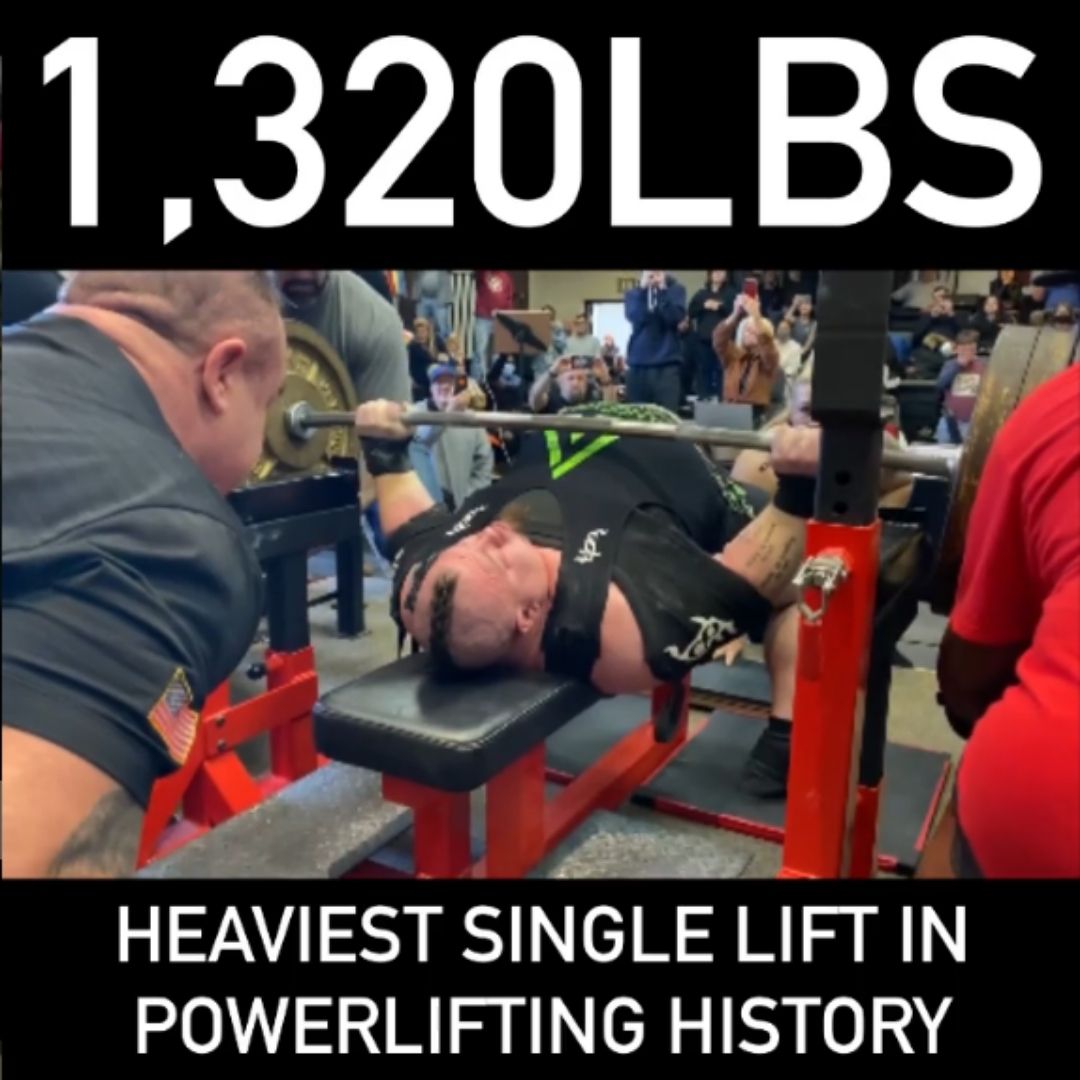 Jimmy Kolb bench press world record