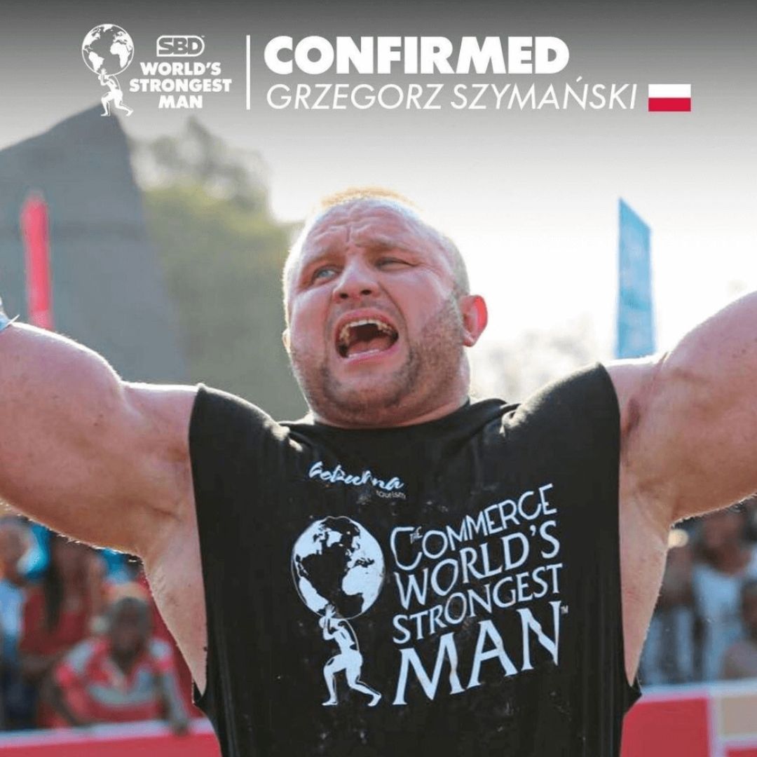 Grzegorz Szymański 2022 world's strongest man replacement
