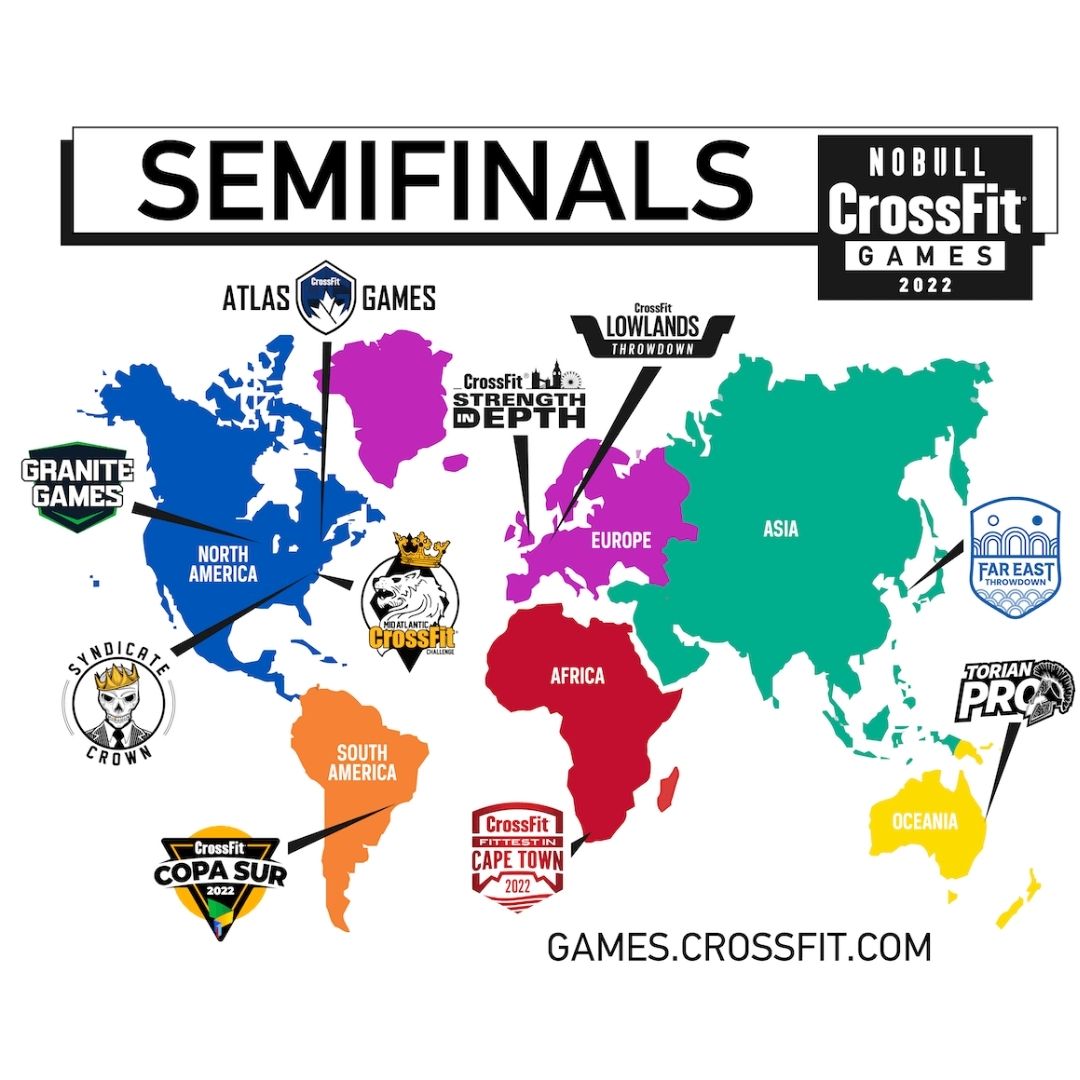 2022 CrossFit Semifinals lineup & workouts