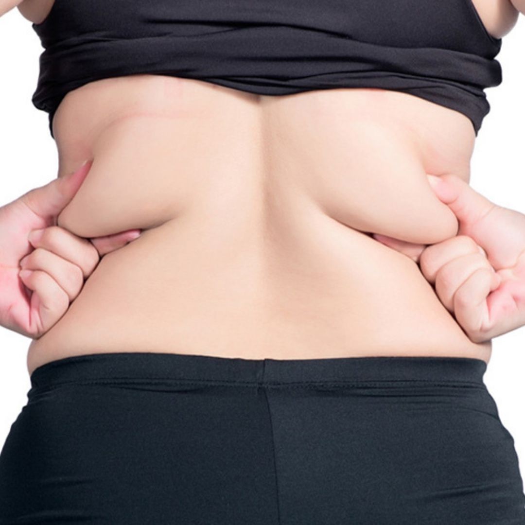 Exercise to reduce shop back fat