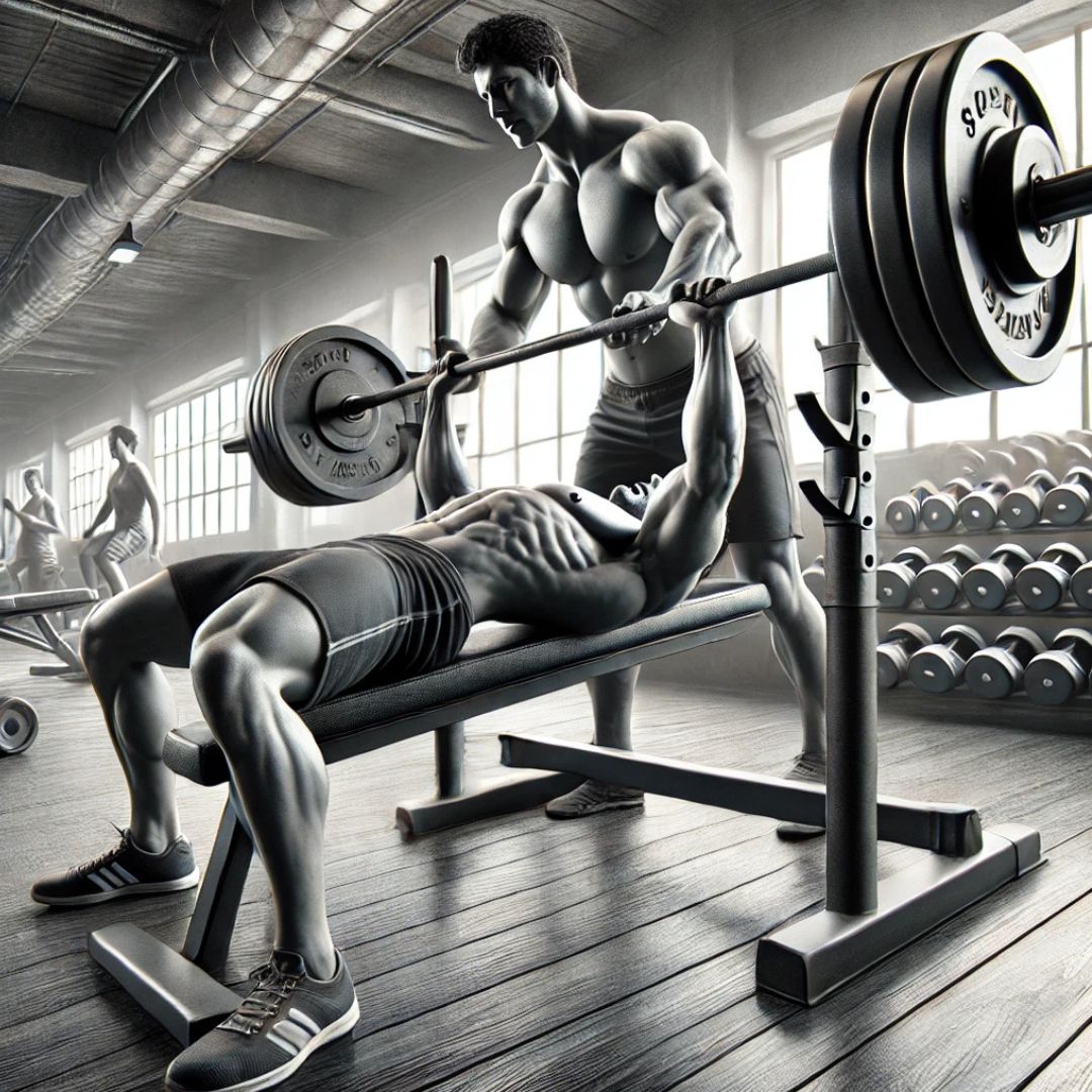 how to spot on bench