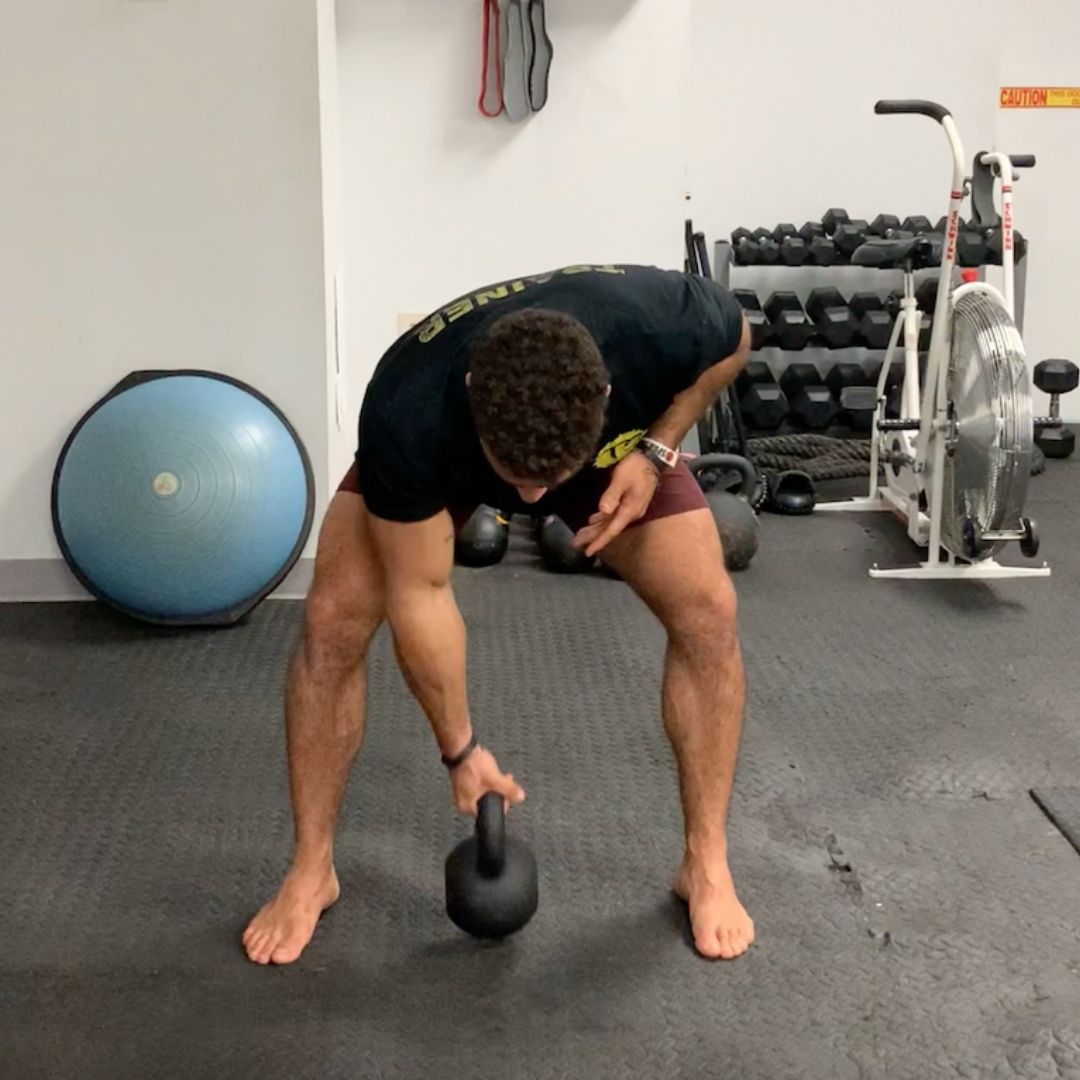 kettlebell rows