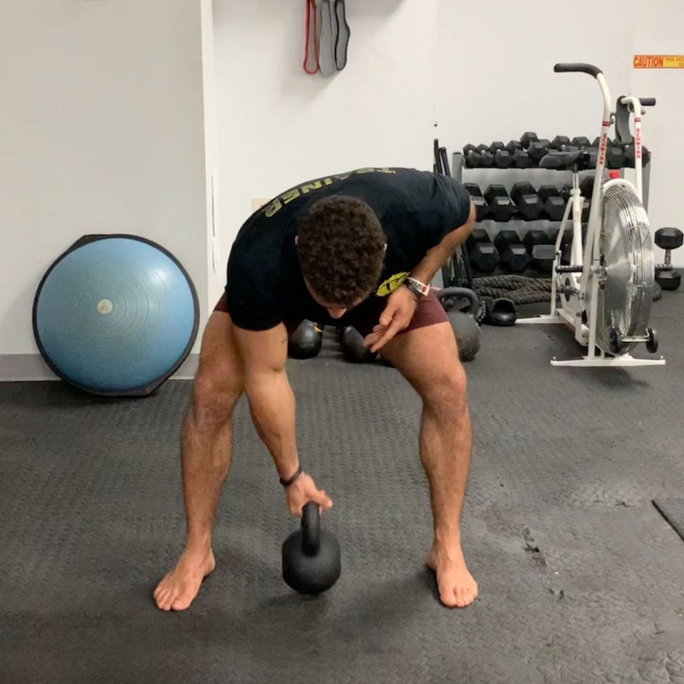kettlebell rows