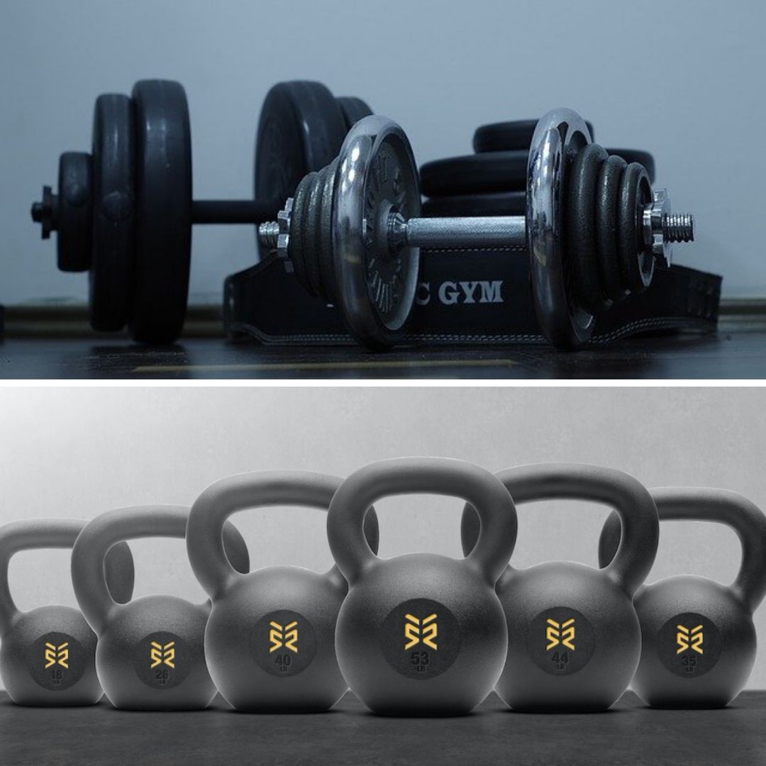 kettlebell vs dumbbell