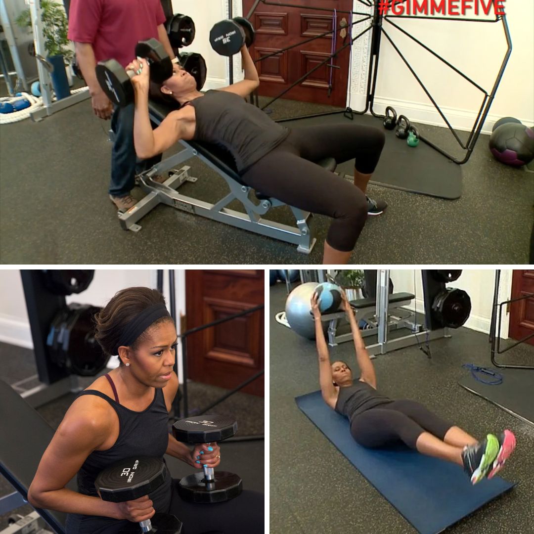 Michelle Addison Routine The Michelle Obama Workout Routine – SET FOR SET