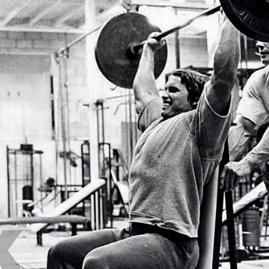 seated military press barbell