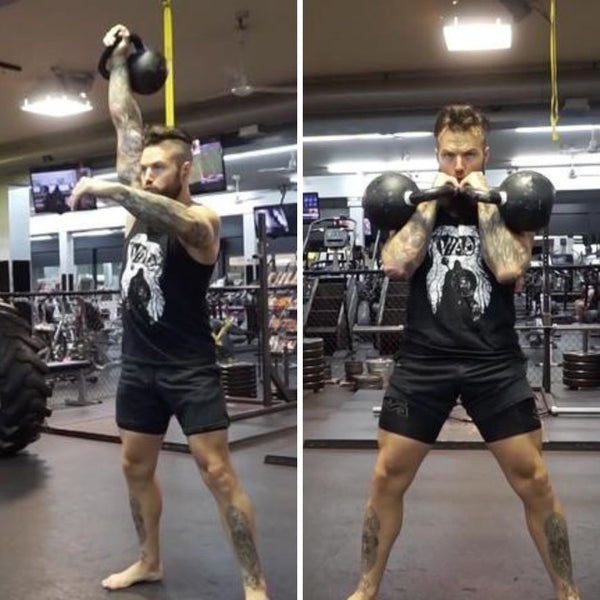 single vs double kettlebell training