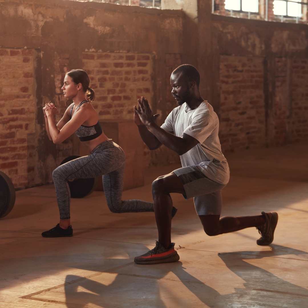 Split sales lunges exercise