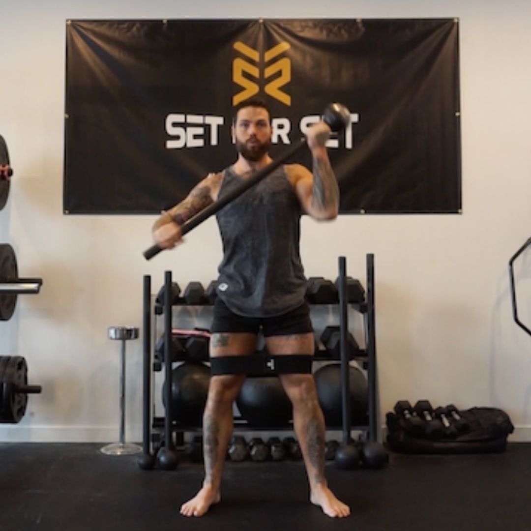 Steel Mace Leg Workout with the 5 Best Lower Body Mace Exercises SET FOR SET