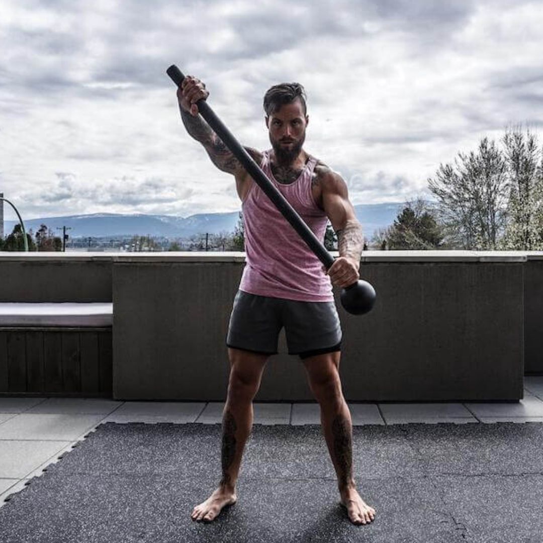 steel mace upper body workout