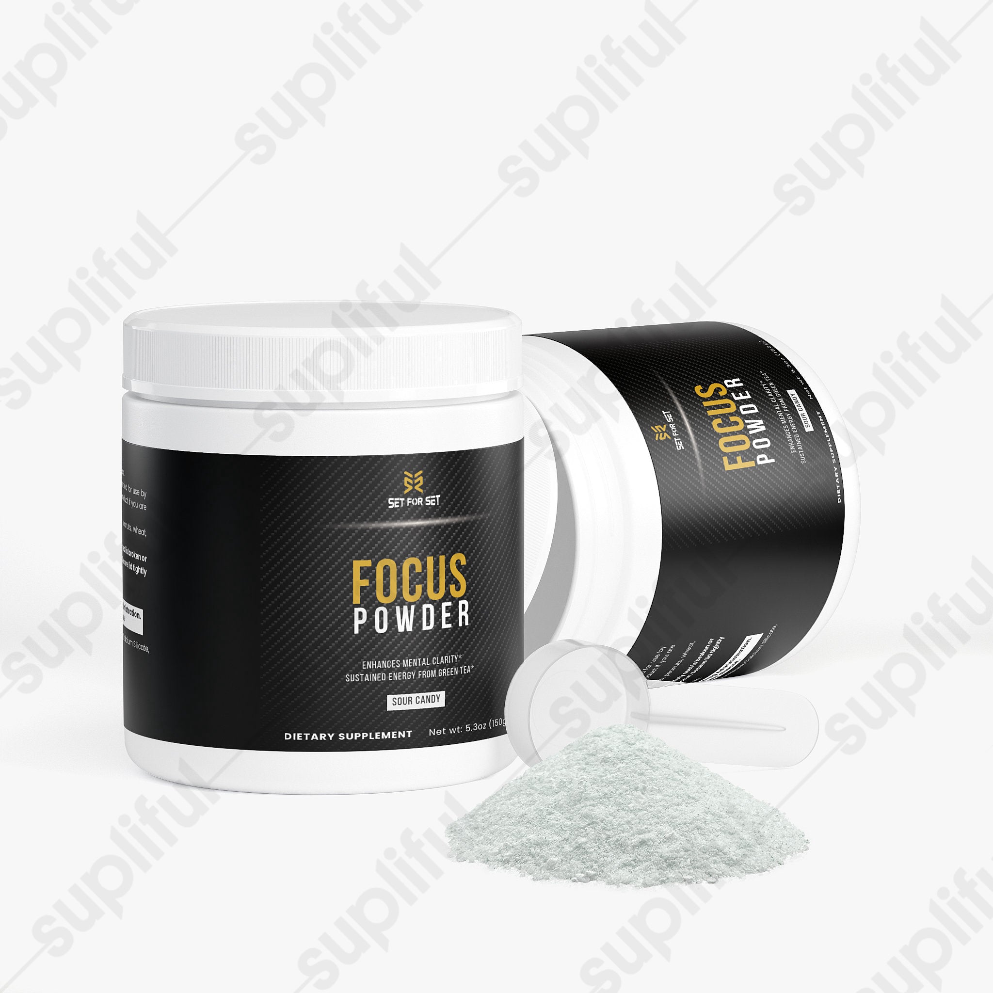 Focus Powder Drink Mix for Clean Energy and Focus