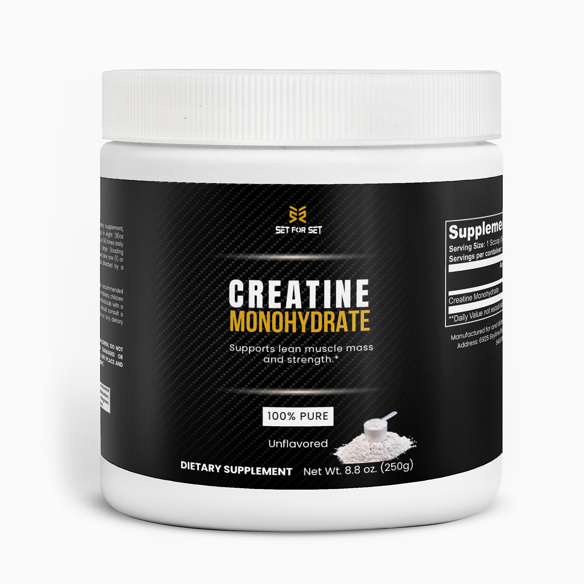 Creatine Monohydrate Powder for Strength and Power